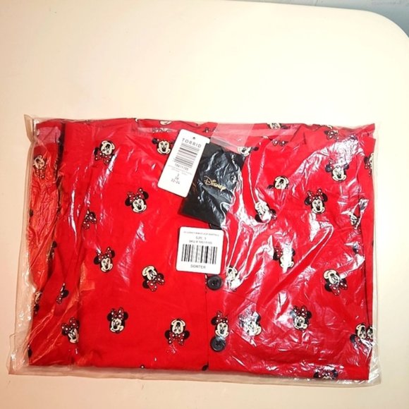 ❤️NWT VINTAGE TORRID SKIRT MINNIE MOUSE MINI SKIRTALL DISNEY CHALLIS - PLUS SIZE - Picture 5 of 11